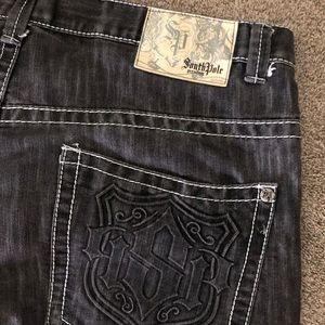 South Pole Premium Black Mens Jeans Relaxed Fit